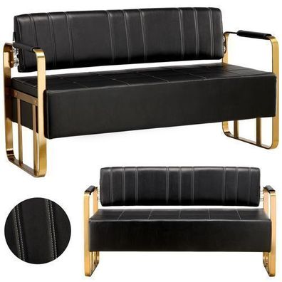 Sofa Sofa für Wohnzimmer Wartezimmer Arbeitszimmer Zweisitzer Goldrahmen Kopie