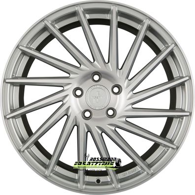 4x Keskin KT17 Hurricane silver front polish 8x18 ET30 - LK5/112 ML72.6 Felge Alu