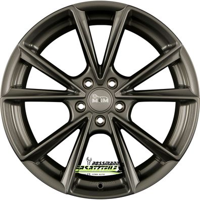 4x MAM A5 palladium painted 8x18 ET45 - LK5/112 ML66.6 Felge Alu