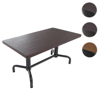 Esszimmertisch HWC-P31, Tisch Esszimmertisch, Industrial Holz 140x80cm