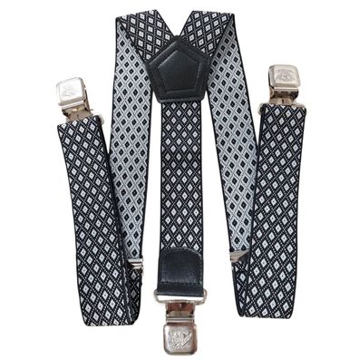 Hosenträger im Retro-Stil starke Y Hosenträger 40 mm breit mit starke Krallenclips