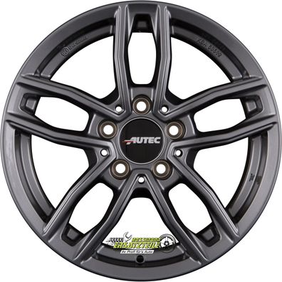 4x Autec Typ MC - Mercador titansilber 8x18 ET32.5 - LK5/112 ML66.5 Felge Alu