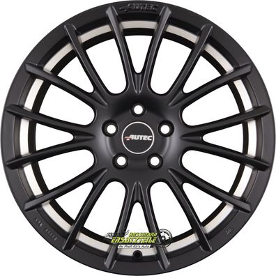 4x Autec Typ VN - Vidron schwarz poliert 7x17 ET42 - LK5/108 ML65.1 Felge Alu