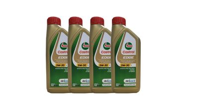 Castrol Edge 5W-30 C3 VW 505 00/ 505 01 MB-229.31/ 229.51 GM dexos 4x1 Liter