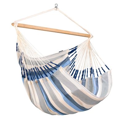 La Siesta Domingo Sea Salt Kingsize Hängesessel XL wetterfest blau Hängestuhl