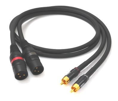 Sommercable -Galileo- HighEnd Adapterkabel - Cinch auf XLR-Stecker - OFC