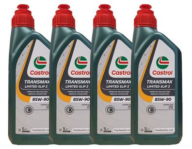 Castrol Axle Z Limited Slip 90 Getriebeöl APi GL-5 4x1 Liter