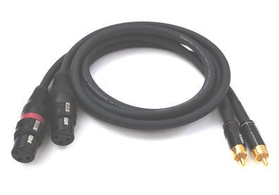 Sommercable -Galileo- HighEnd Adapterkabel - XLR-Buchse auf Cinch - OFC