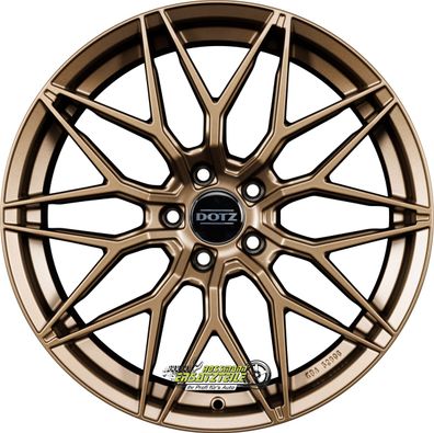 2x Dotz Suzuka bronze matt 8.5x19 ET45 - LK5/112 ML70.1 Felge Alu