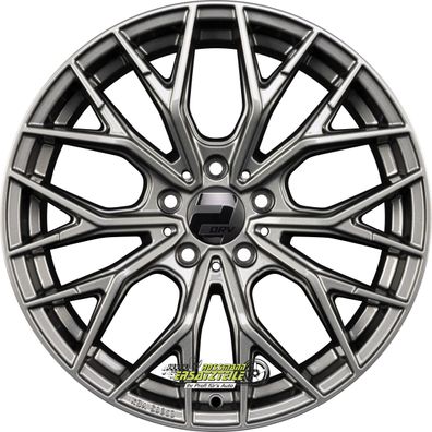 2x Momo RF01 sandblast black 8x18 ET38 - LK5/112 ML66.6 Felge Alu