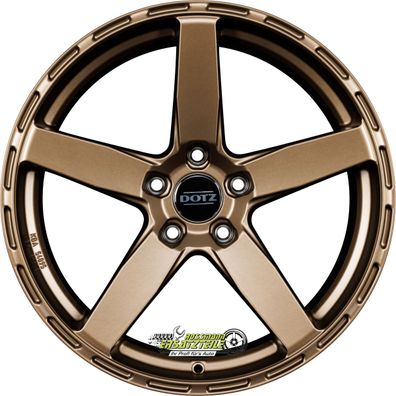 2x Dotz MarinaBay bronze matt 8.5x20 ET30 - LK5/120 ML72.6 Felge Alu