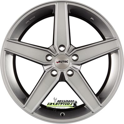 4x Autec Typ D - Delano hyper silber 7.5x17 ET45 - LK5/112 ML70 Felgen Alufelgen