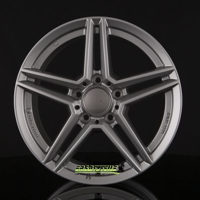 4x Rial M10 metal-grey 7.5x18 ET40 - LK5/112 ML66.5 Felge Alu