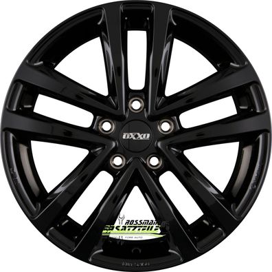 4x Oxxo Brave black 8x18 ET30 - LK5/112 ML66.6 Felgen Alufelgen