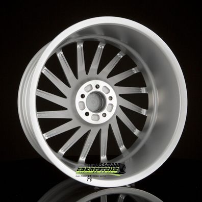 4x Keskin KT17 Hurricane silver painted 8x18 ET45 - LK5/108 ML72.6 Felge Alu