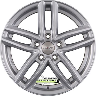 4x Dezent TR silver 7x17 ET49 - LK5/112 ML57.1 Felge Alu