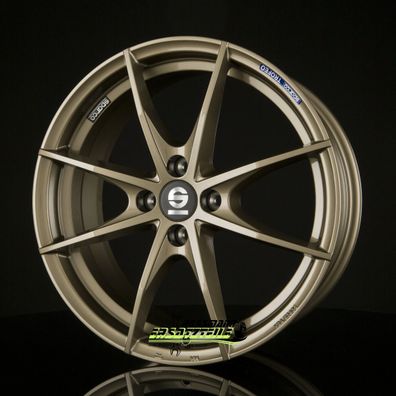 4x Sparco Trofeo 4 gloss bronze 6x15 ET35 - LK4/100 ML63.3 W29065500S5 Felgen
