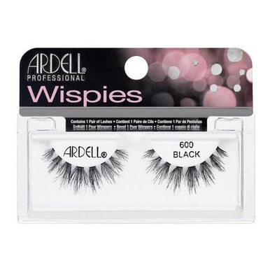 Ardell Wispies 600 Kuenstliche Wimpern - Schwarze, Natuerliche Augenaufschlaege