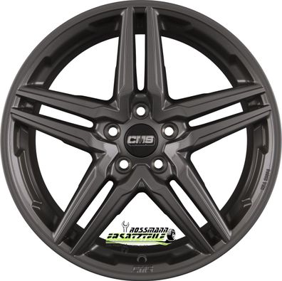 4x CMS C29 titan gloss 8x18 ET55 - LK5/112 ML66.5 Felgen Alufelgen
