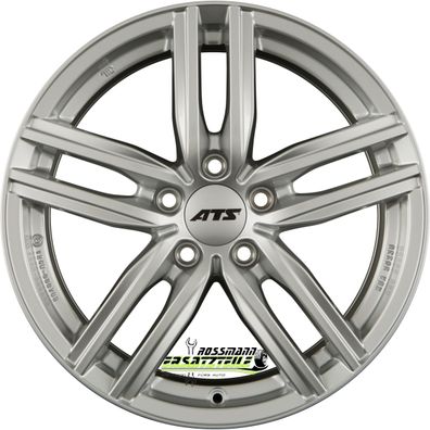 4x ATS Antares polar-silber 7x17 ET43 - LK5/112 ML57.1 Felge Alu