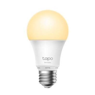 TP-Link Tapo L510E Smart Wi-Fi-Glühbirne (806 lm, 2700 K Farbe, dimmbares Licht)