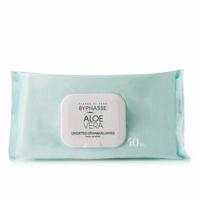 Byphasse Makeup Remover Wipes Aloe Vera Sensitive Haut 40U
