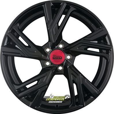 4x MAM RS5 black painted 8x18 ET30 - LK5/114.3 ML72.6 Felge Alu