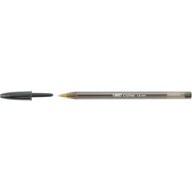 Stift Bic Cristal Large 0,42 mm Schwarz (50 Stück)
