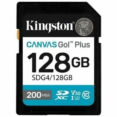 SD Card 128GB Kingston SDXC Canvas Go Plus C10 retail
