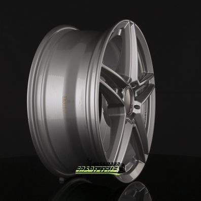 4x Rial M10 metal-grey 8x18 ET48 - LK5/112 ML66.5 Felge Alu