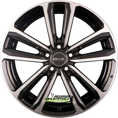 4x Mak Magma black mirror 6x15 ET38 - LK4/108 ML63.4 F6050MMBM38BD Felgen Alufelgen