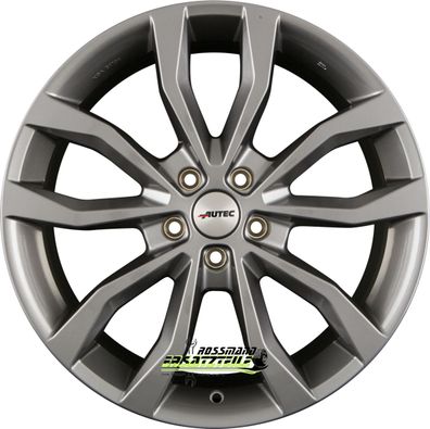 4x Autec Typ U - Uteca titansilber 7.5x17 ET36 - LK5/112 ML57.1 Felge Alu