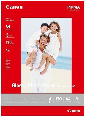 Canon Fotopapier GP-501 A4 Glossy 200g 5 Blatt