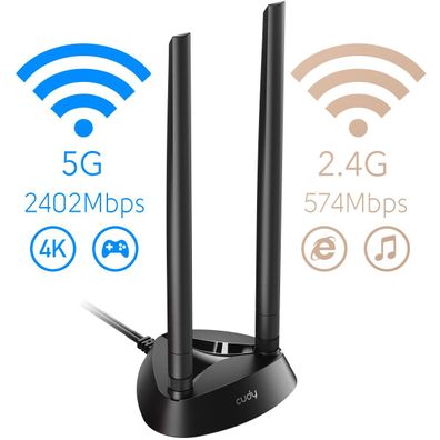 Cudy WE4000 Netzwerkkarte Intern WLAN / Bluetooth 2400 Mbit/s