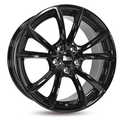 4x MAM Felgen Mama5 8,0jx19 5/112 Et30 66,6 Bp Black Painted