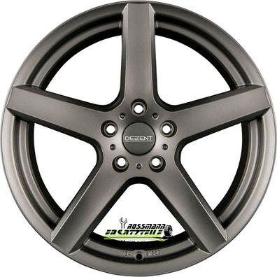4x Dezent TY graphite matt 8x18 ET48 - LK5/112 ML70.1 Felge Alu