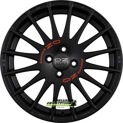 4x OZ Superturismo GT mattschwarz 6x14 ET15 - LK4/108 ML65.06 W0190405179 Felgen