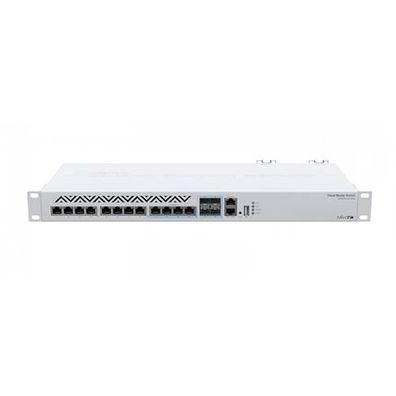 MikroTik Cloud Router Switch 312-4C+8XG-RM mit RouterOS L5, 1U-Rackmount-Gehäuse