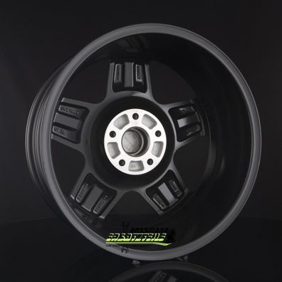 4x Borbet CWZ black polished matt 7.5x18 ET43 - LK5/120 ML65.1 Felge Alu