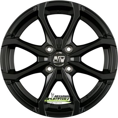 4x MSW MSW X4 matt black 5x15 ET38 - LK4/100 ML60.06 Felge Alu