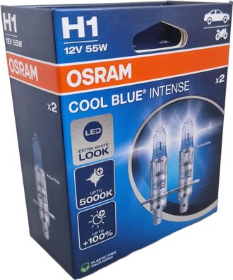 Osram H1 Cool Blue Intense NEXT GEN 5000K Xenon Look 2er Set 64150CBN-2HB