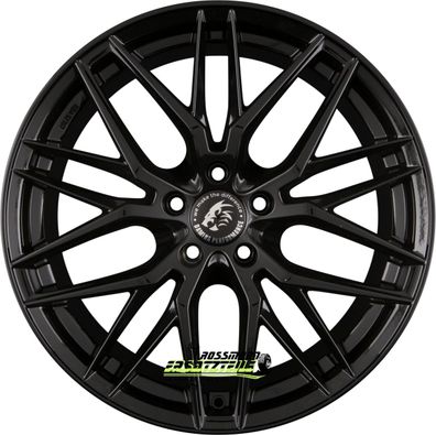 4x Damina Performance DM08 black 8x18 ET30 - LK5/112 ML66.6 80002 Felgen Alufelgen