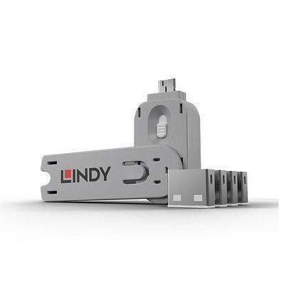 USB-PORT-BLOCKER 4ER-PACK/WEISS 40454 LINDY
