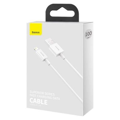 Baseus CALYS-A02 Handykabel Weiß 1 m USB A Lightning
