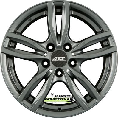 4x ATS Evolution dark grey 7x18 ET45 - LK5/112 ML57.1 Felge Alu