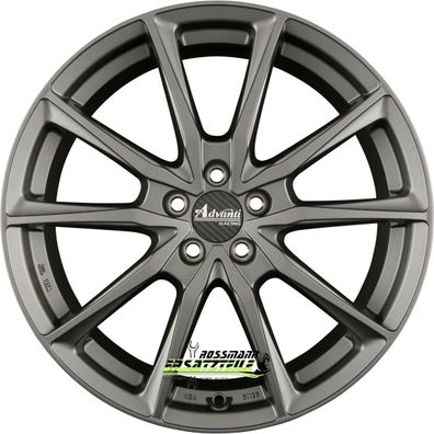 4x Advanti Racing Centurio matt gunmetal 8.5x19 ET30 - LK5/112 ML66.6 Felgen