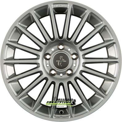4x Keskin KT15 Speed silver painted 8.5x19 ET45 - LK5/112 ML66.6 Felge Alu