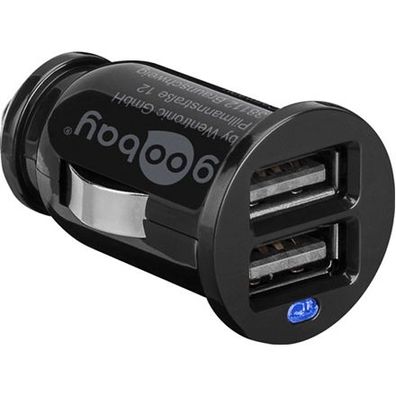 Twin USB Autoladegerät (2x USB) | Goobay | Goodbay Dual USB Autoladegerät 2,1A | 5 V
