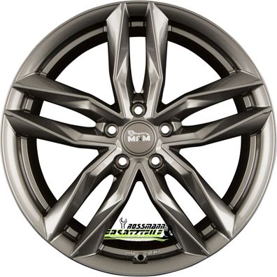 4x MAM RS3 palladium painted 8.5x19 ET45 - LK5/108 ML72.6 Felge Alu