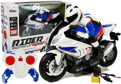 RC Motorrad R / C 2.4G Weiß